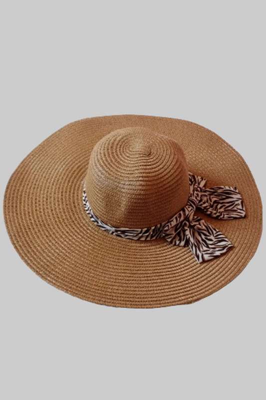 Ribboned Beach Hat